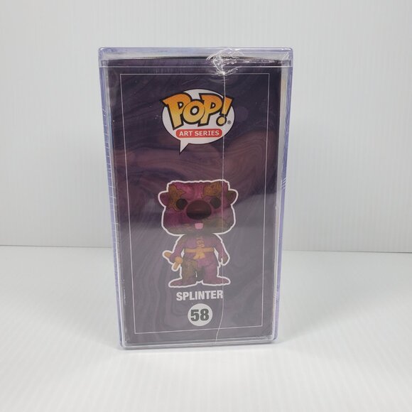 Funko POP! Artist Series: TMNT Splinter #58 Target Exclusive w Clear Case - Picture 5 of 7